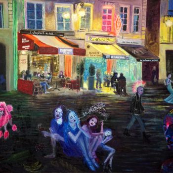 Teoksen nimi: ” On the Street ”