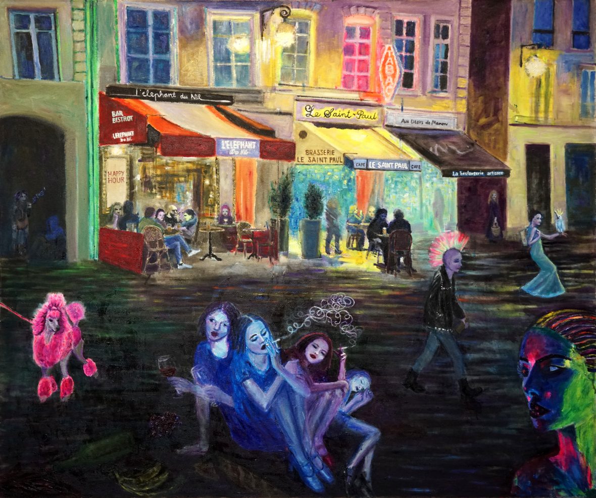 ” On the Street “