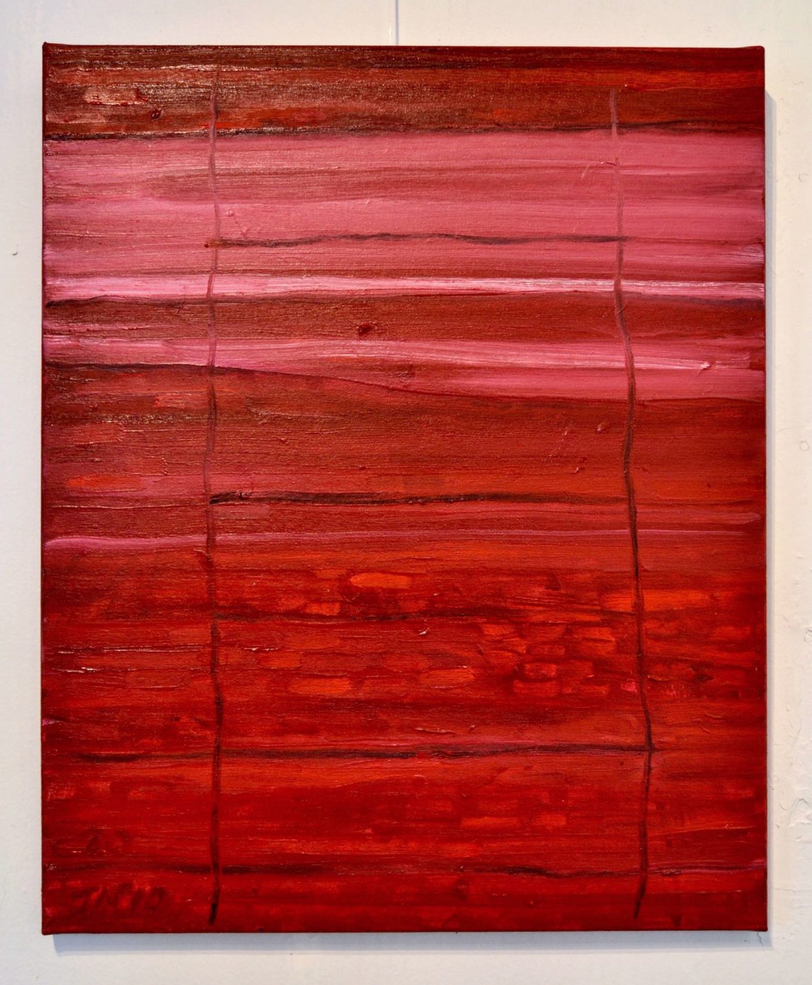 Punainen seinämä/Red panel