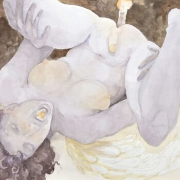 Name of the work: Enkeli, jolla on kynttilä pepussa