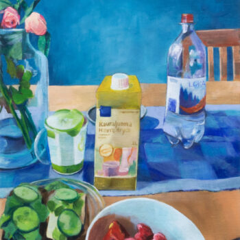 Teoksen nimi: Aamiainen yhdelle