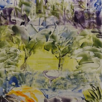 Teoksen nimi: Puutarha