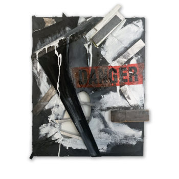 Name of the work: DANGER (Boarded Void)