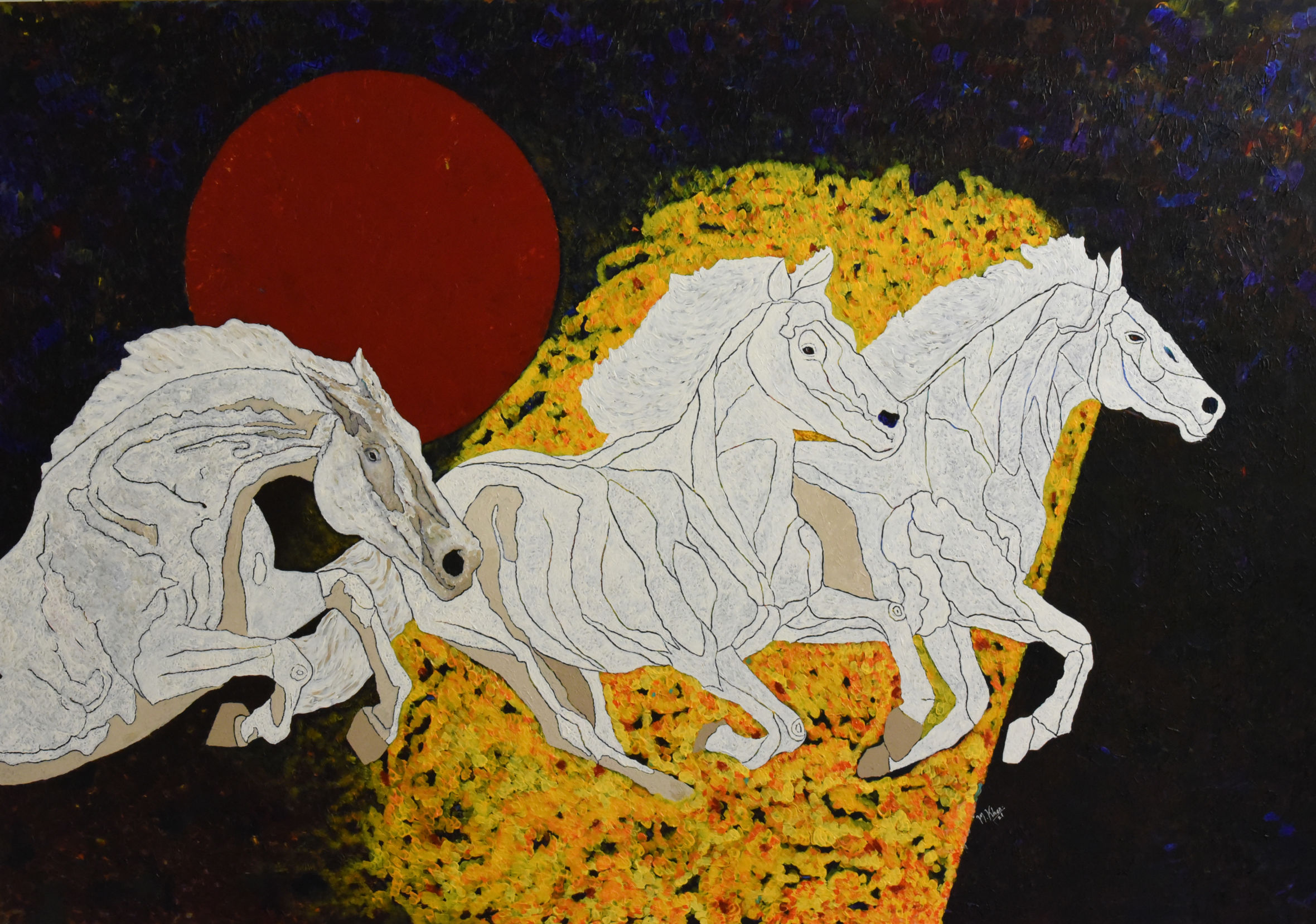White horses / Valkoiset hevoset