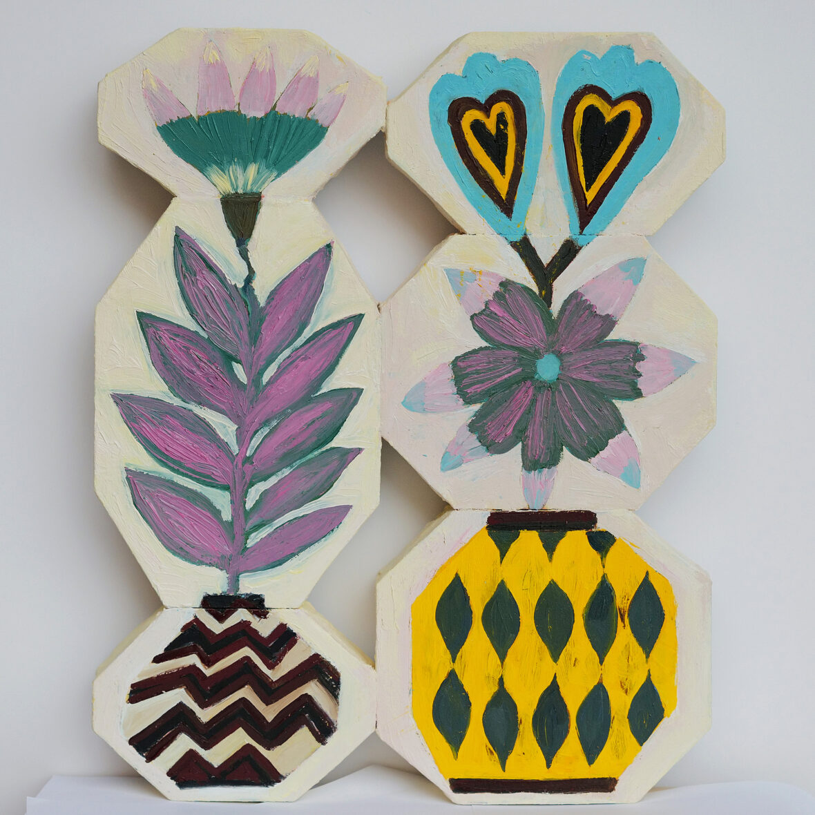 Kukka, ruukku, sydän