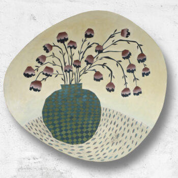 Name of the work: Pienet kukat – iso maljakko, Sarjasta Kukkia maljakossa