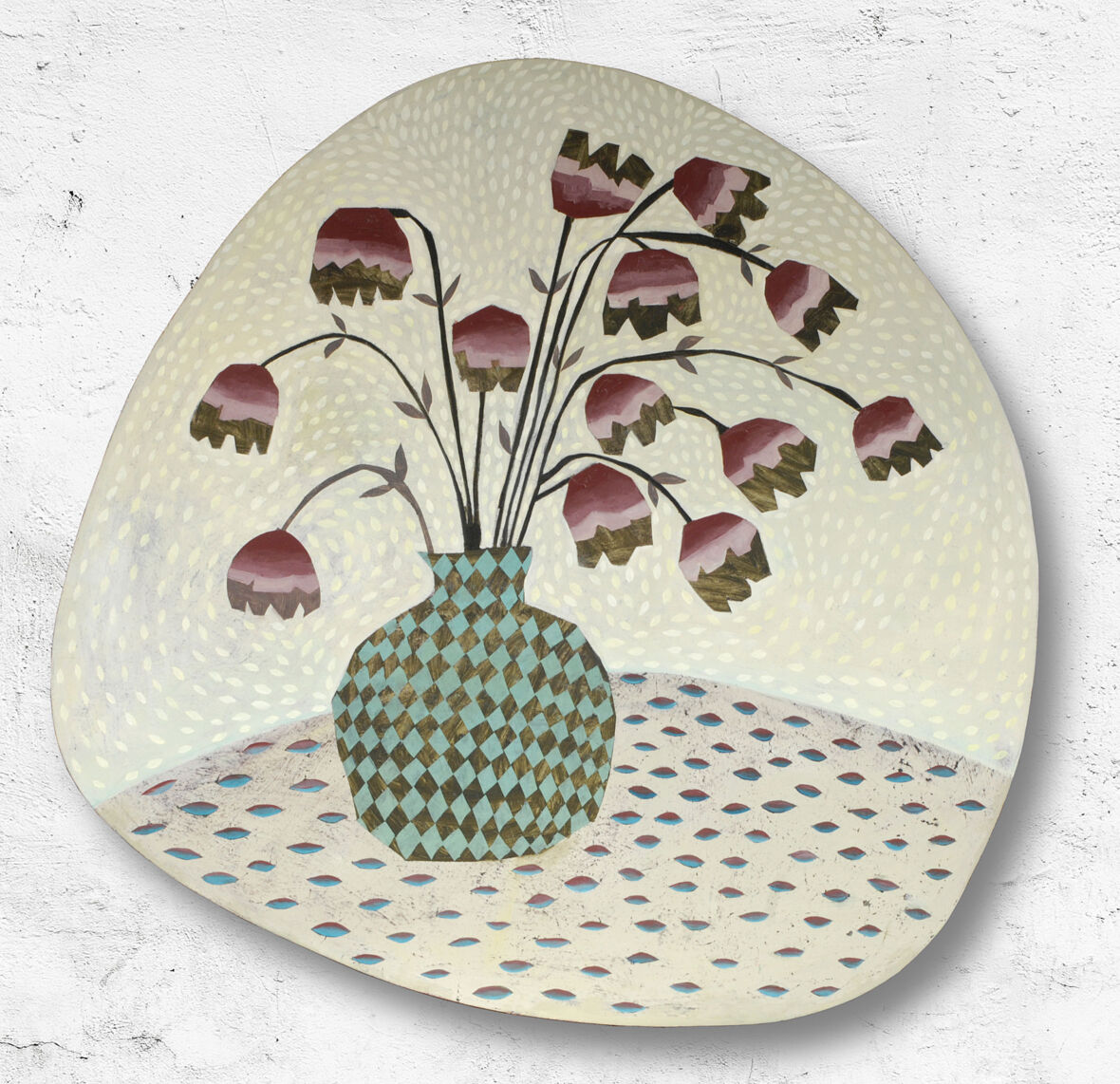 Ympärillä pisaroi, sarjasta Kukkia maljakossa