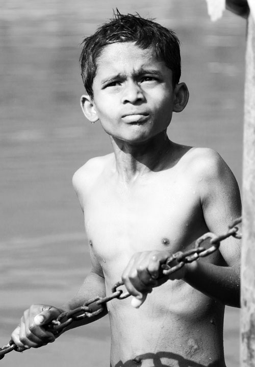 16. What is he thinking