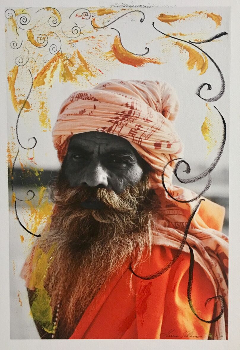 Wise man in squiggle