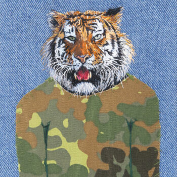 Teoksen nimi: TigerBoy_86 (Self portrait as a Tiger 2)