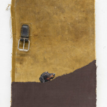 Teoksen nimi: The Half-Drowned Dog (After Francisco Goya, The Dog, 1819–1823)