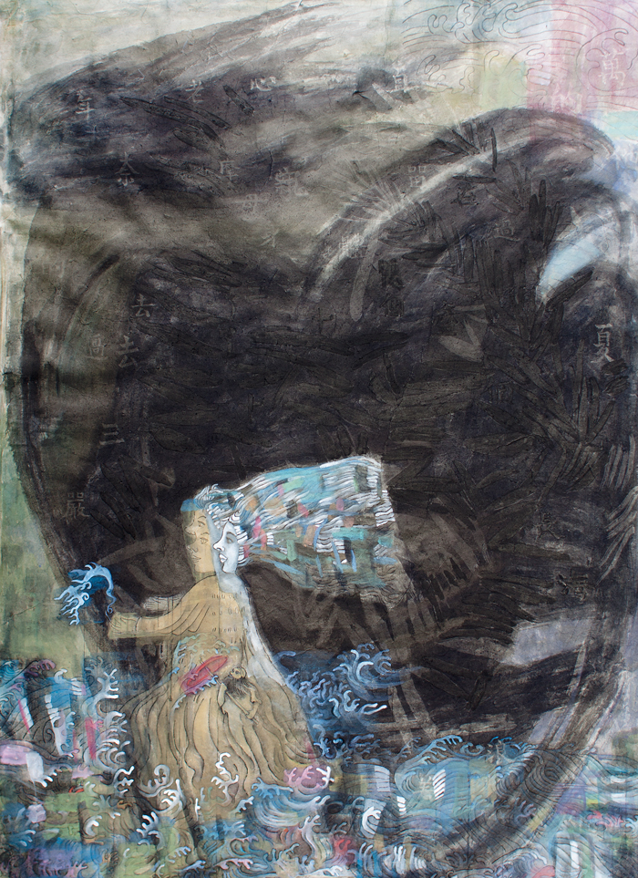 Ilmatar synnyttää Väinämöisen