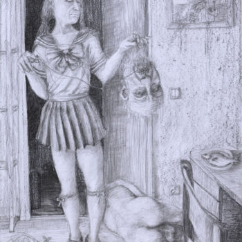 Teoksen nimi: Self as Judith / Judit, omakuva