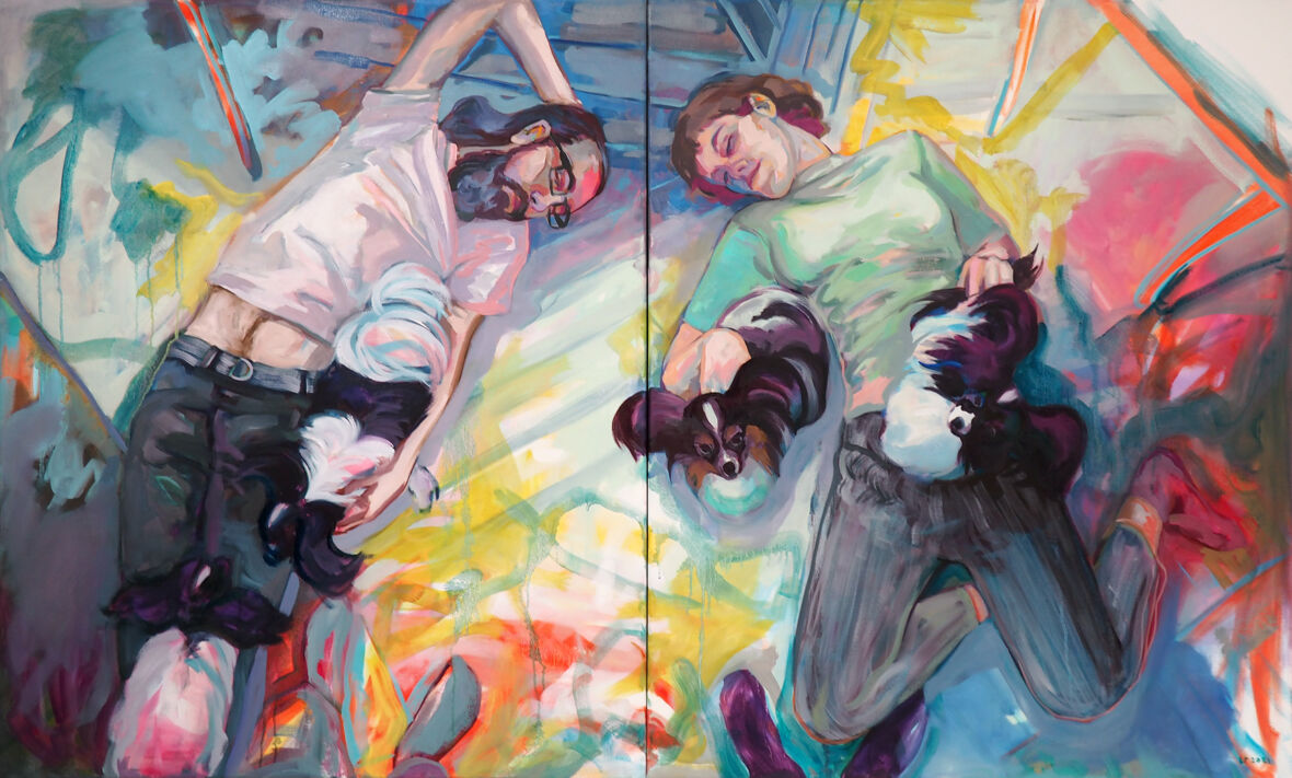 Perhepotretti -diptyykki