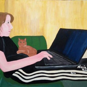 Name of the work: Tyttö ja tietokone