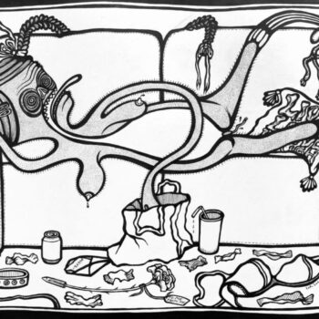 Teoksen nimi: Live Love Laugh