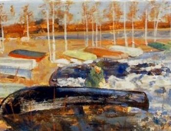 Name of the work: Kesään valmistautumista huhtikuussa