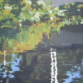 Name of the work: Ilosaaren silta tummaan pohjaan