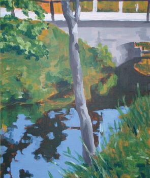 Name of the work: Ilosaaren silta värikylläiseen pohjaan