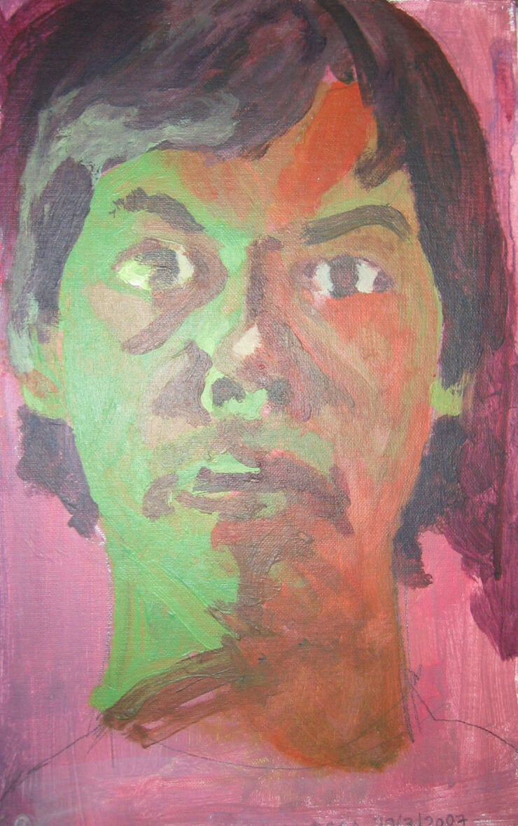 Omakuva vihreässä valossa