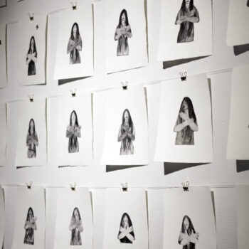 Teoksen nimi: Perhosen kosketus -animaation vedoksia