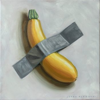 Teoksen nimi: Duck Tape Zucchini II