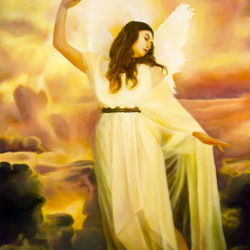 Teoksen nimi: Ylösnousemuksen enkeli / The Angel of the Resurrection