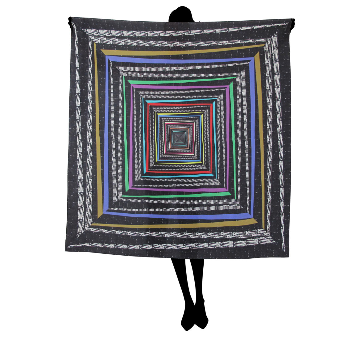 CanCan – silkkihuivi/ Silk Scarf