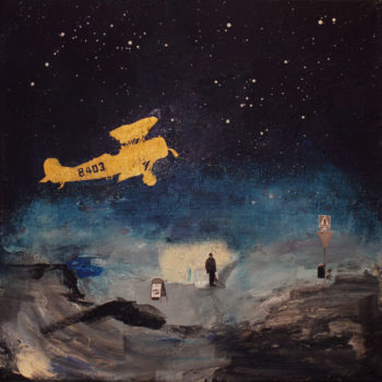 Name of the work: Golden plane