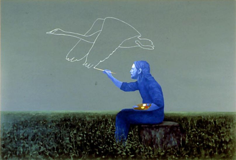 The Blue Painter