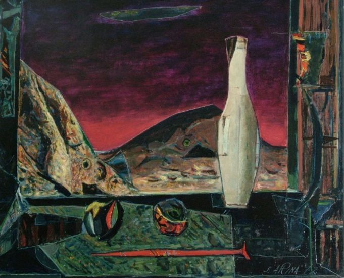 Punainen naula-asetelma, 1972