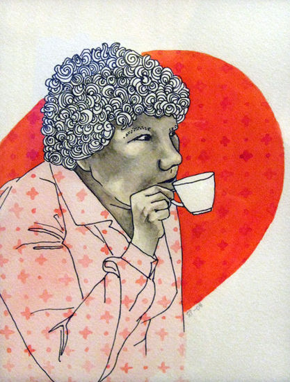 Juodaas kaffet # 3    , sekatekniikka