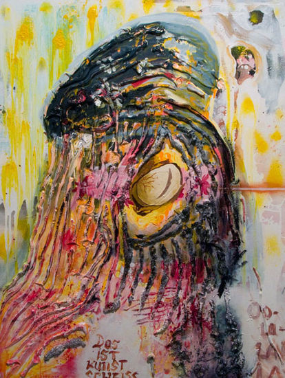 Culture Eye, 2007, acrylic on canvas, 100×75 cm