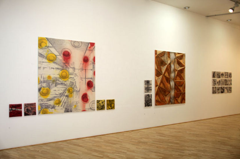 Näkymä näyttelystä tm galleria 2010