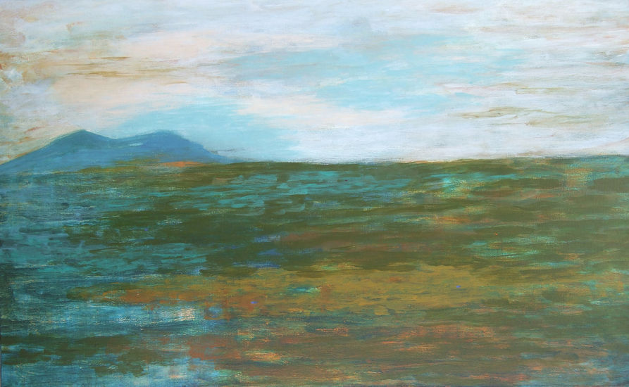 Häivähdys maisemassa / A Trace of Landscape, 2005-2008, akryyli/acrylic, 90 x 120 cm