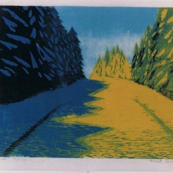 Teoksen nimi: Talvinen tie