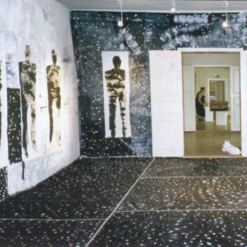Teoksen nimi: Seven brothers and their shadows. Haihara Art Centre. 2003.