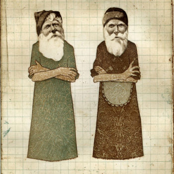 Teoksen nimi: Vanhat miehet