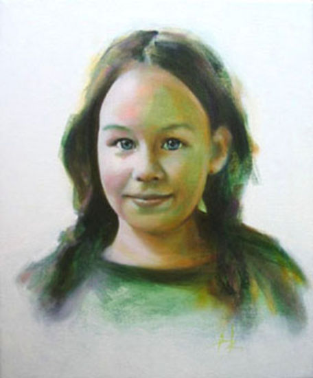 Portrait of Girl 9-years
