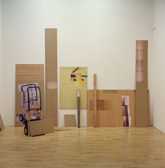 TYÖMAA   puulevyt, mustesuihkutuloste (2006)