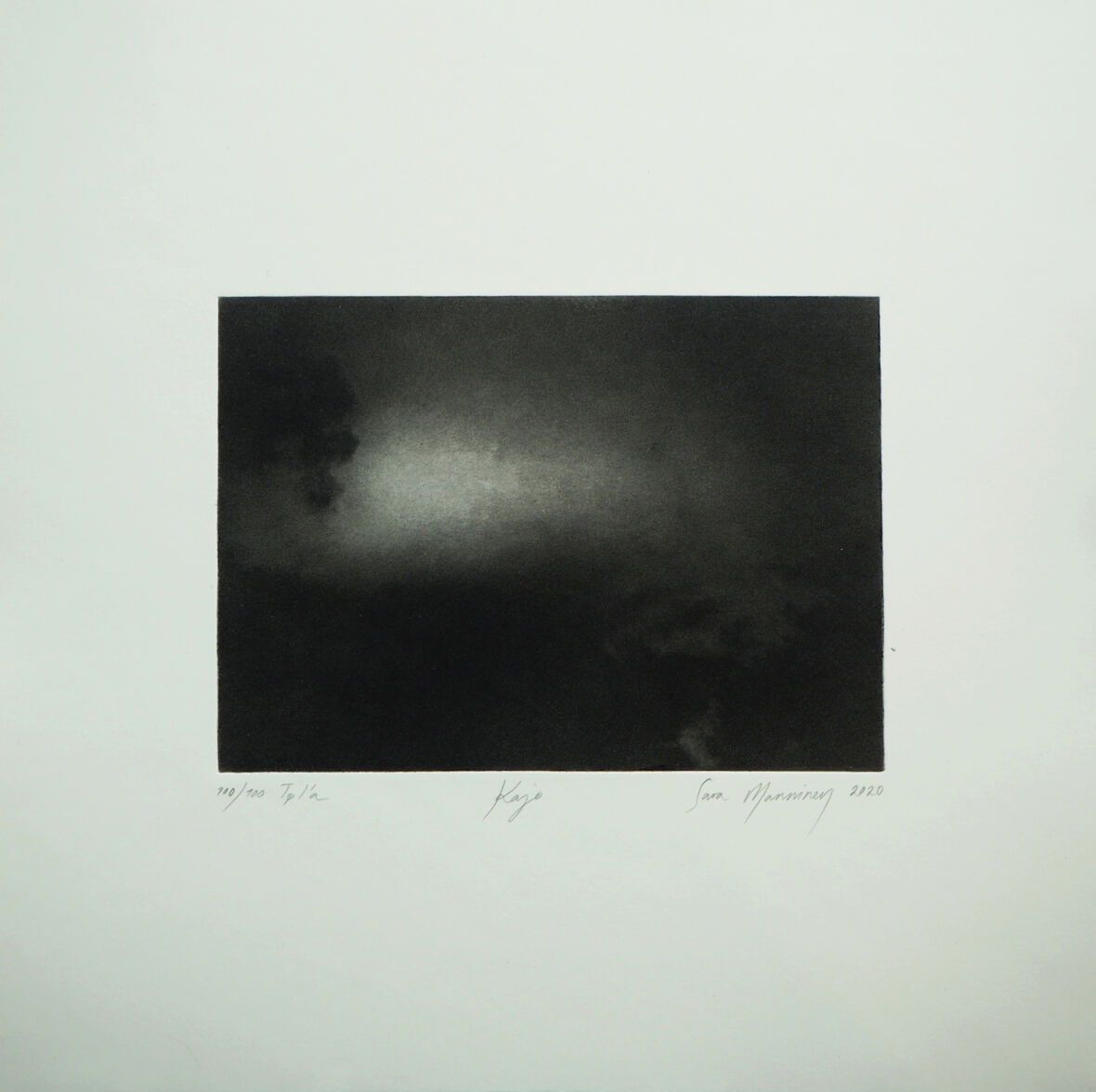 Kajo, Turun Taidegraafikoiden vuoden 2020 kannatusjäsentyö